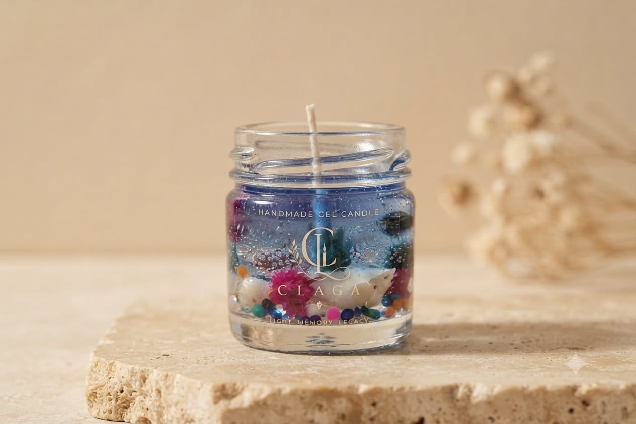 Ocean Garden Gel Candle