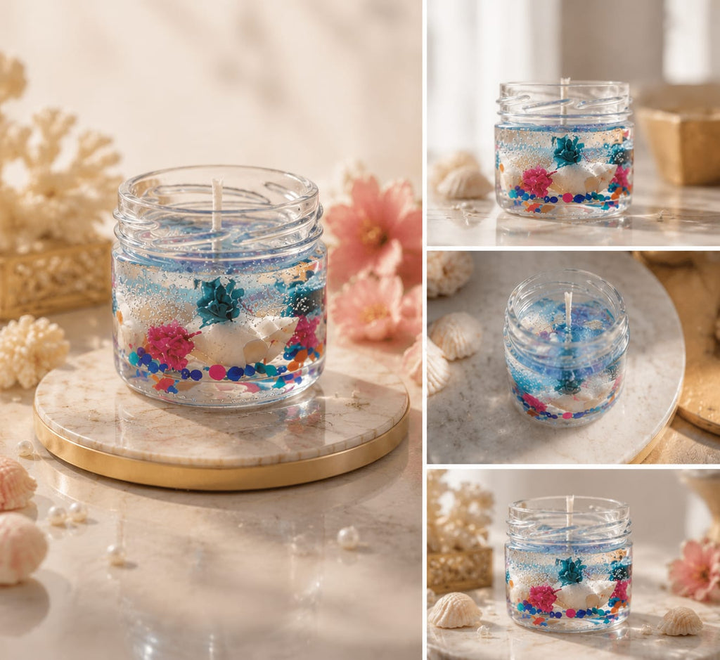 Ocean Garden Gel Candle