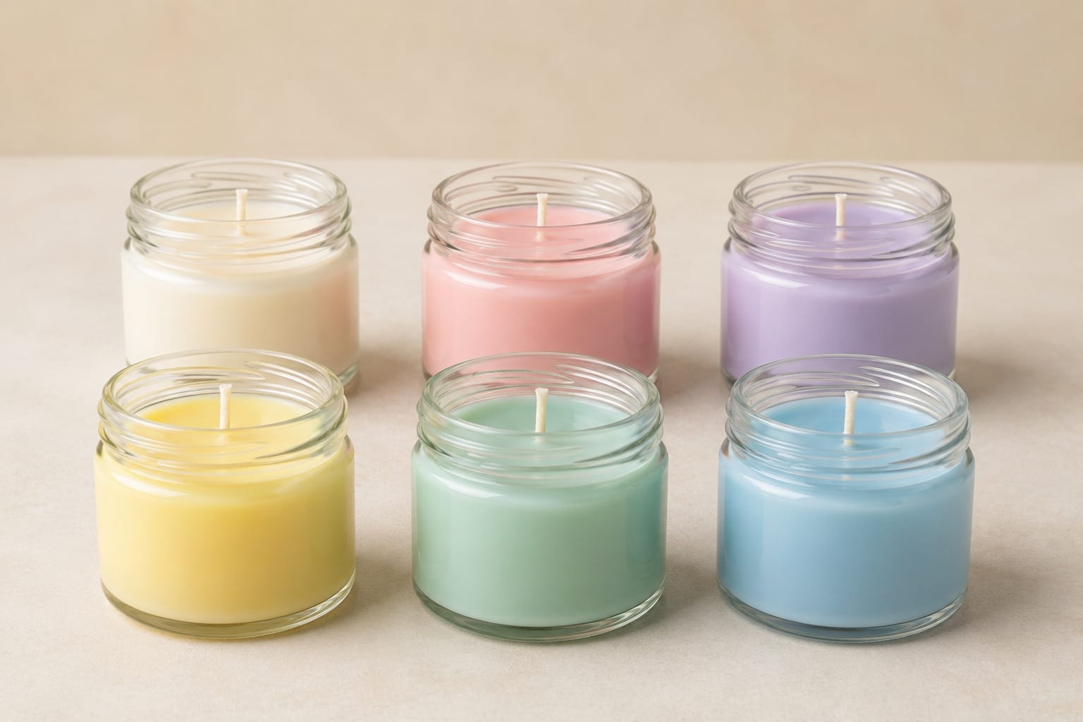 Classic Colour Soy & Pearl Wax Candle