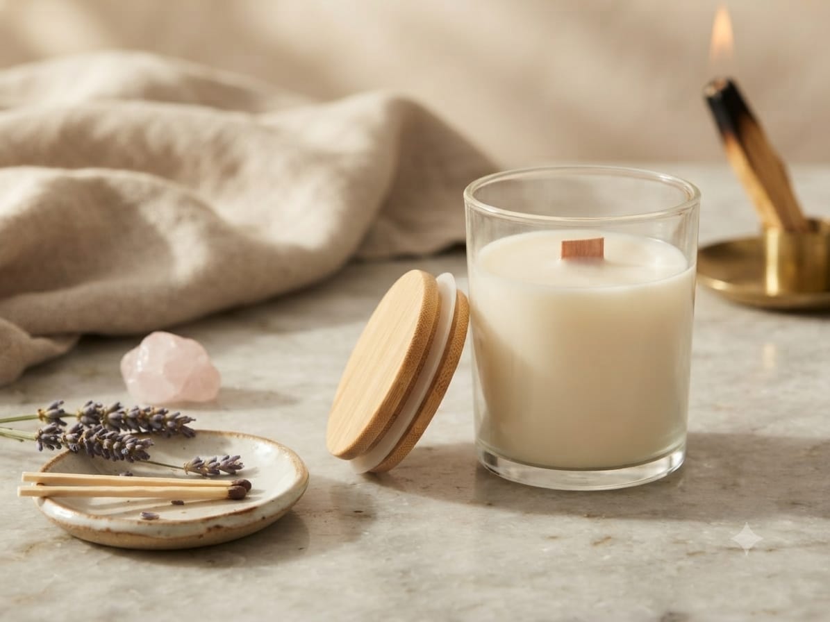 Pure Vanilla Bliss Soy Wax Candle