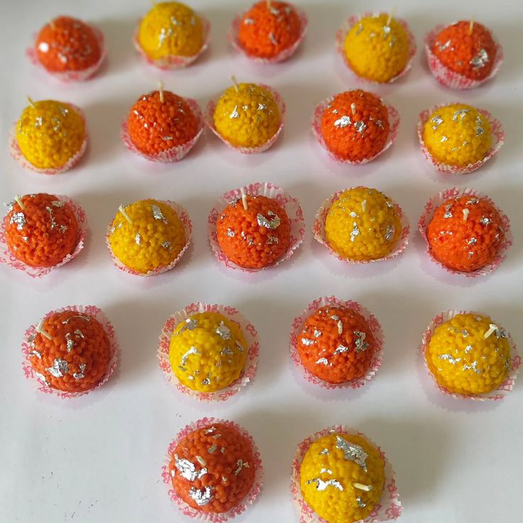 Handcrafted Laddu Candle