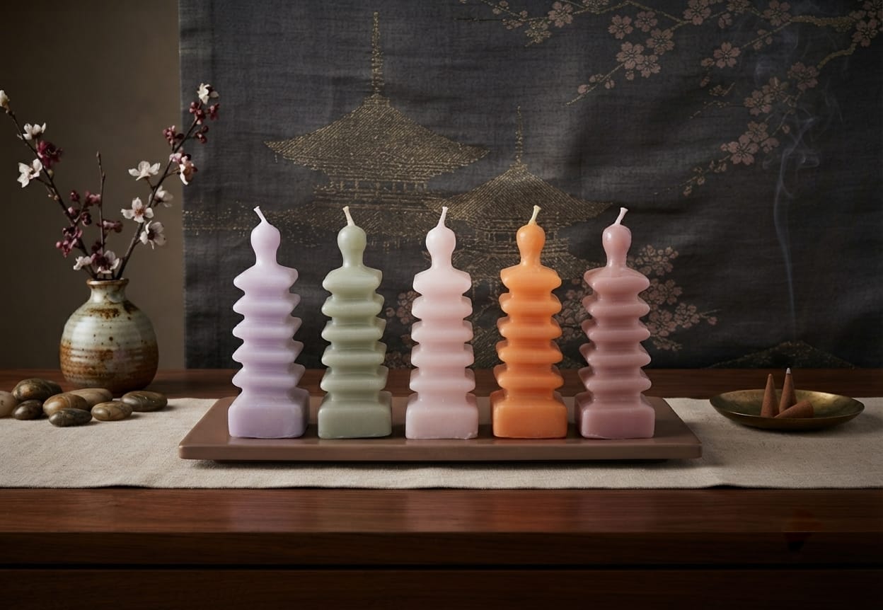 Nepal Pillar Candle
