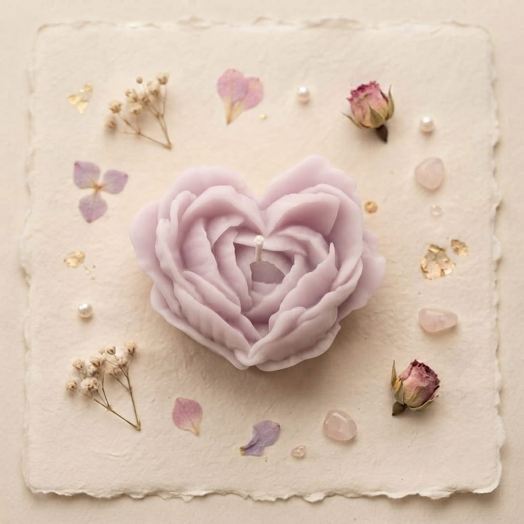 Bloom Heart Candle
