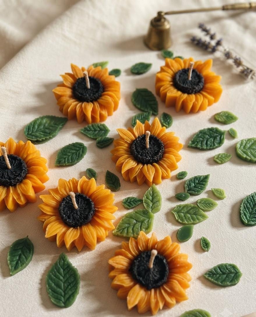 Sunflower Candle